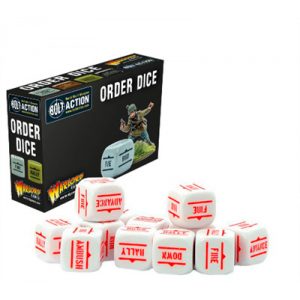 Bolt Action - Bolt Action Orders Dice White-402616012