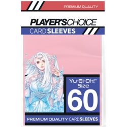 Player's Choice Premium Yu-Gi-Oh! Sized Card Sleeves - Power Pink (60 Sleeves)-PCA2106
