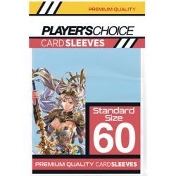 Player's Choice Premium Standard Sized Card Sleeves - Powder Blue (60 Sleeves)-PCA1107