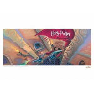 Harry Potter Chamber of Secrets Book Cover Artwork-THG-HP42