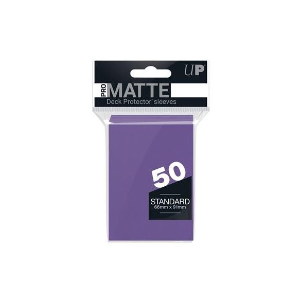 UP - Standard Sleeves - Pro-Matte - Non Glare - Purple (50 Sleeves)-84187
