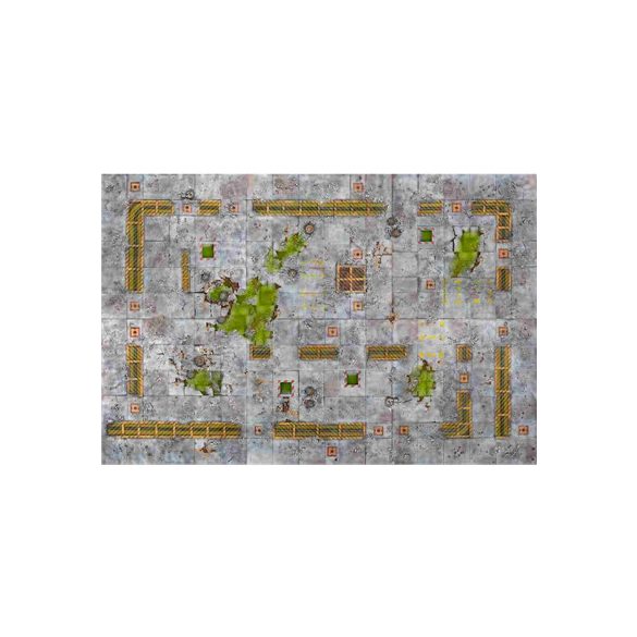 Kraken Wargames Gaming Mat - Industrial Grounds 6x4 2.0-KWG-64-24