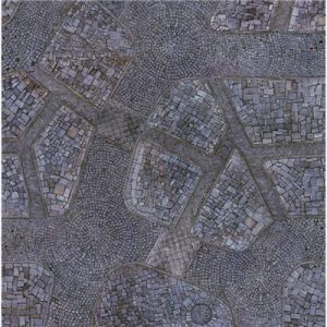 Kraken Wargames Gaming Mat - Cobblestone City 3x3 2.0-KWG-33-8