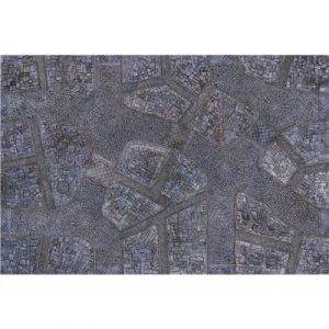 Kraken Wargames Gaming Mat - Cobblestone City 6x4 2.0-KWG-64-8