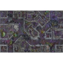 Kraken Wargames Gaming Mat - Corrupted Warzone City 6x4 2.0-KWG-64-9