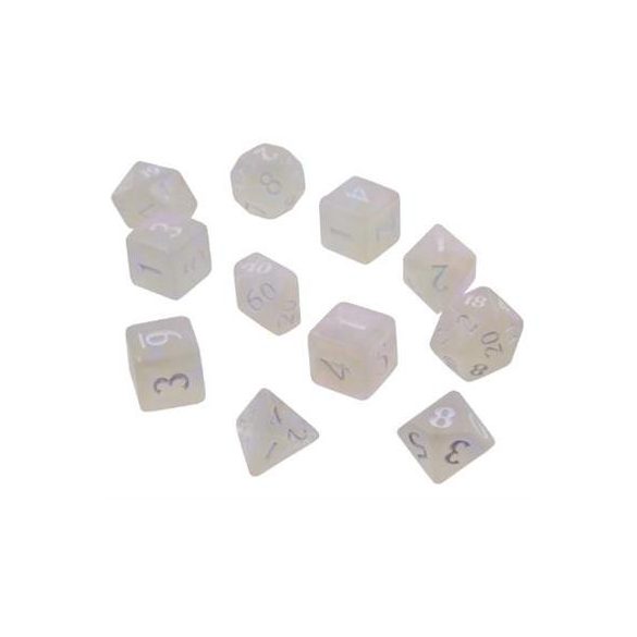 UP - Eclipse 11 Dice Set: Arctic White-15560