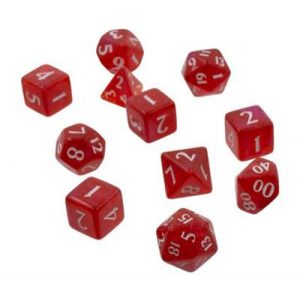 UP - Eclipse 11 Dice Set: Apple Red-15564