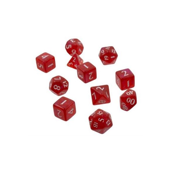 UP - Eclipse 11 Dice Set: Apple Red-15564