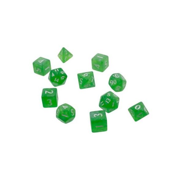 UP - Eclipse 11 Dice Set: Lime Green-15566