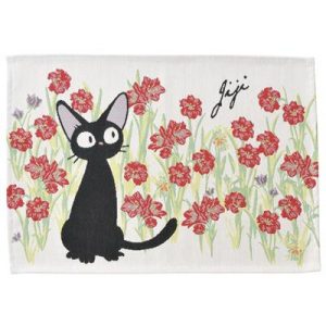 Ghibli - Kiki's Delivery Service - Placemat Jiji Red Flowers-MARU-70364