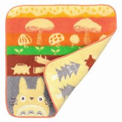Ghibli - My Neighbor Totoro - Mini Towel Totoro Mushrooms & Logs 25x25 cm-MARU-72667