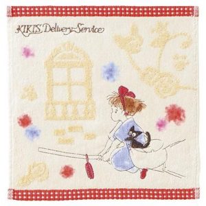 Ghibli - Kiki's Delivery Service - Mini Towel Kiki On Her Broom-MARU-70329