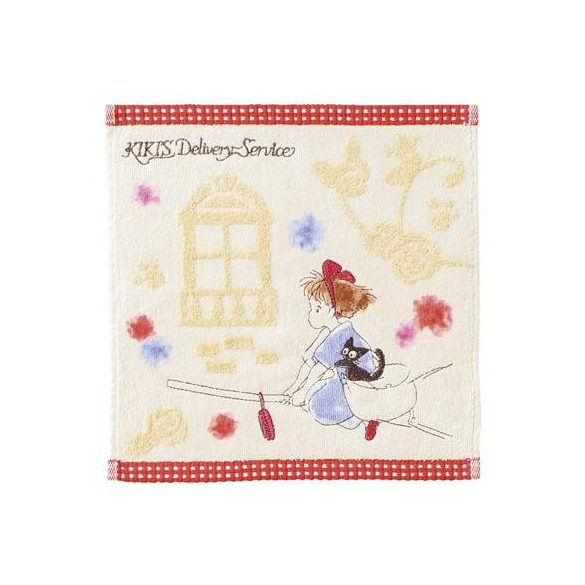 Ghibli - Kiki's Delivery Service - Mini Towel Kiki On Her Broom-MARU-70329