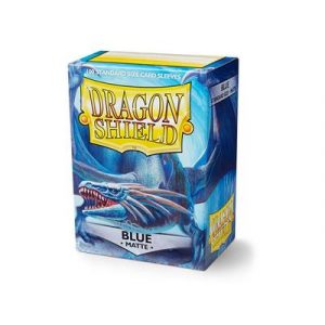 Dragon Shield Standard Sleeves - Matte Blue (100 Sleeves)-AT-11003