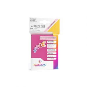 Gamegenic - PRIME Japanese Sized Sleeves Pink (60 Sleeves)-GGS10125ML