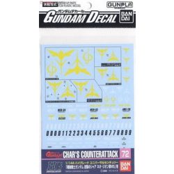 GUNDAM DECAL 72 CHAR'S COUNTERATTACK ZEON-MK57512