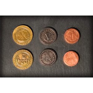 Set of 50 Metal Medieval Coins-NOC-05