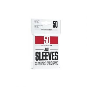 Just Sleeves - Standard Card Game Red (50 Sleeves)-GGX10005ML