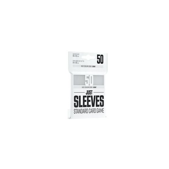 Just Sleeves - Standard Card Game White (50 Sleeves)-GGX10007ML