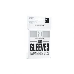 Just Sleeves - Japanese Size White (60 Sleeves)-GGX10015ML