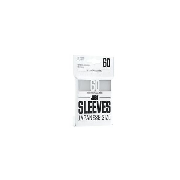 Just Sleeves - Japanese Size White (60 Sleeves)-GGX10015ML