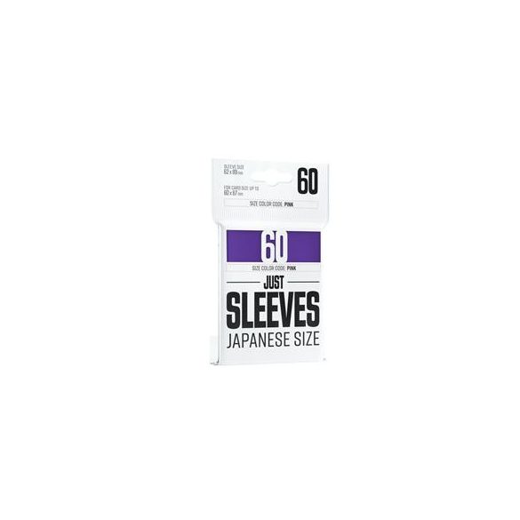 Just Sleeves - Japanese Size Purple (60 Sleeves)-GGX10018ML