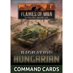 Flames Of War - Bagration: Hungarian Command Card Pack (33x Cards) - EN-FW269HC