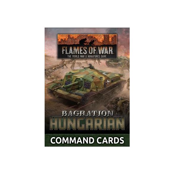 Flames Of War - Bagration: Hungarian Command Card Pack (33x Cards) - EN-FW269HC