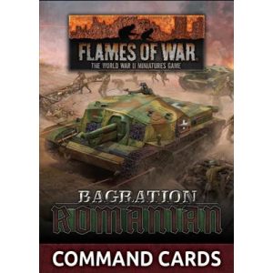 Flames Of War - Bagration: Romanian Command Card Pack (27x Cards) - EN-FW269RC