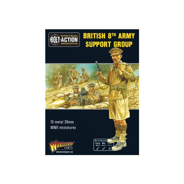 Bolt Action - 8th Army Support Group (HQ, Mortar & MMG) - EN-402211009