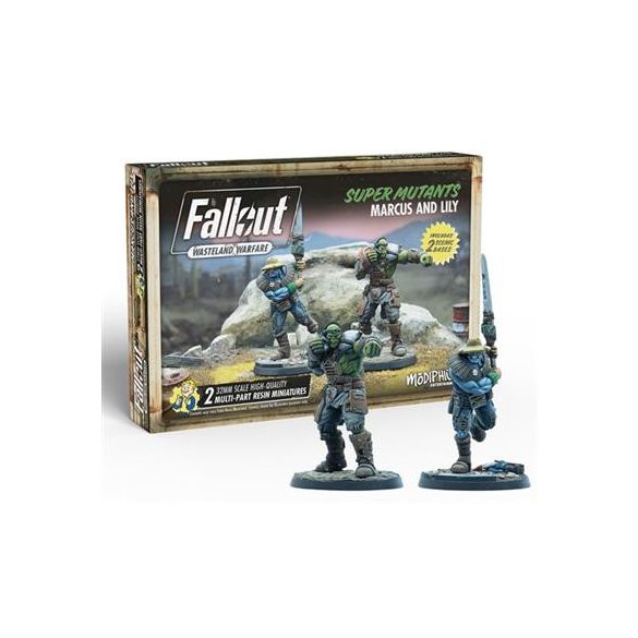 Fallout: Wasteland Warfare - Super Mutants: Marcus and Lily - EN-MUH052154