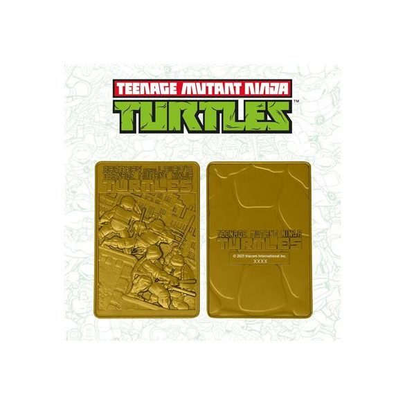 Teenage Mutant Ninja Turtles 24k gold plated ingot-V-TURT7