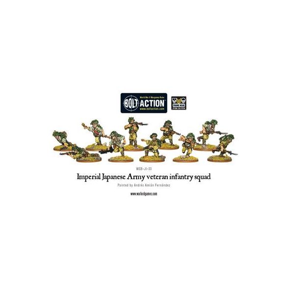 Bolt Action - Imperial Japanese Army veteran infantry squad - EN-402216003