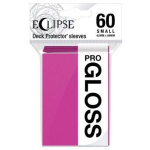 UP - Small Sleeves - Gloss Eclipse - Hot Pink (60 Sleeves)-15633