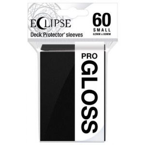 UP - Small Sleeves - Gloss Eclipse - Jet Black (60 Sleeves)-15625