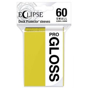 UP - Small Sleeves - Gloss Eclipse - Lemon Yellow (60 Sleeves)-15632