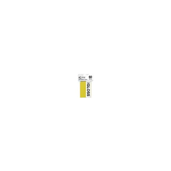 UP - Small Sleeves - Gloss Eclipse - Lemon Yellow (60 Sleeves)-15632