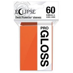 UP - Small Sleeves - Gloss Eclipse - Pumpkin Orange (60 Sleeves)-15631