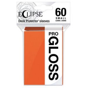 UP - Small Sleeves - Gloss Eclipse - Pumpkin Orange (60 Sleeves)-15631