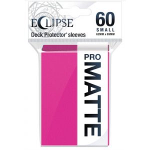 UP - Eclipse Matte Small Sleeves: Hot Pink (60 Sleeves)-15645