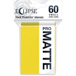 UP - Eclipse Matte Small Sleeves: Lemon Yellow (60 Sleeves)-15644