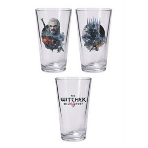 The Witcher 3 - Wild Hunt Pint Glass Set: Geralt und Eredin-3009-451