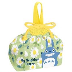 Drawstring lunch bag Middle Totoro Daisies - My Neighbor Totoro-SKATER-52569
