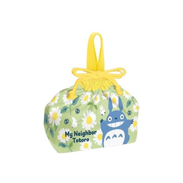 Drawstring lunch bag Middle Totoro Daisies - My Neighbor Totoro-SKATER-52569