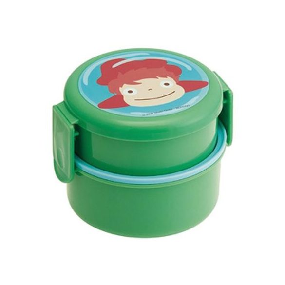 Two Layer Round Shape Lunch Box Ponyo - Ponyo by the Cliff-SKATER-45160