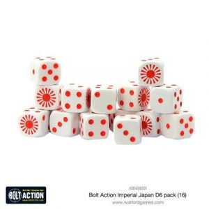 Bolt Action - Imperial Japanese D6 Dice (16)-408406001