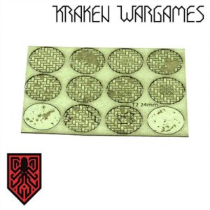 Kraken Wargames - Base Topper T2 24 mm (10)-KWG0370
