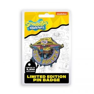 SpongeBob Stay Pretty Limited Edition Pin Badge-V-SB06