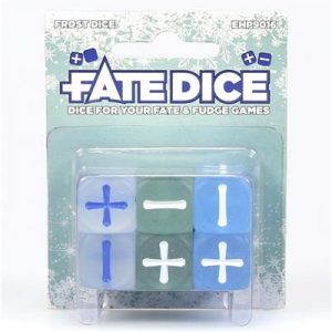 Fate Core Dice: Frost Dice-EHP9016