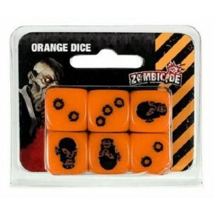 Zombicide: Orange Special Dice (6)-GUG034